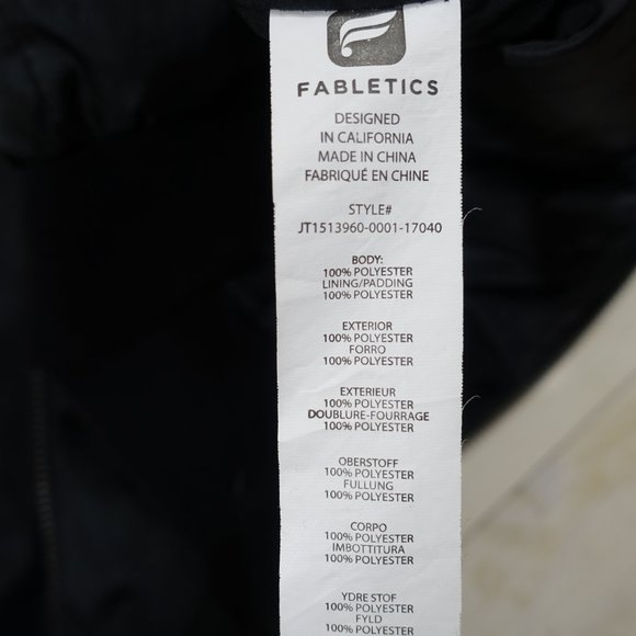 Fabletics Electra Puffy Bomber Semi Cropped Jacket - Picture 9 of 9